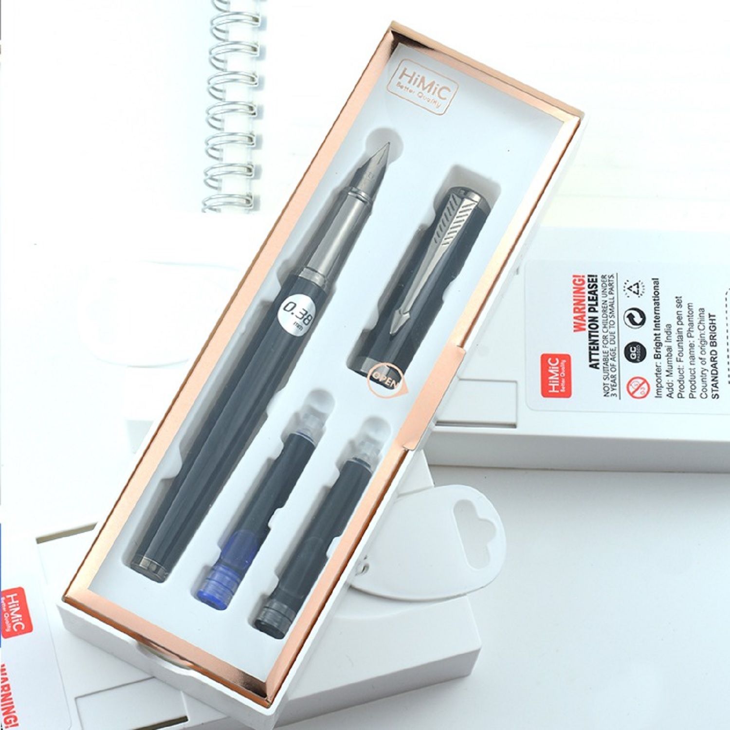 KTRS ENTERPRISE Fountain Pens Promotional Gift Stylos School Students Office Pens Luxury