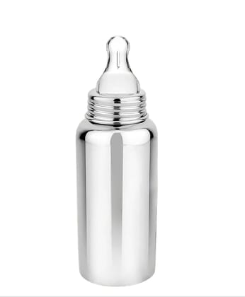 Premium Baby Feeder Bottle Stainless Steel | 200ml | Baby Milk Feeding Bottle for Baby Care