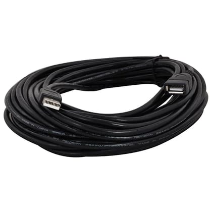 USB Mobile Extension Cable 2.0 AM to AF 10 Meter USB Cable Black