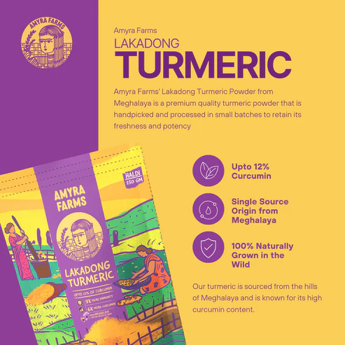 Lakadong Turmeric Powder From Meghalaya