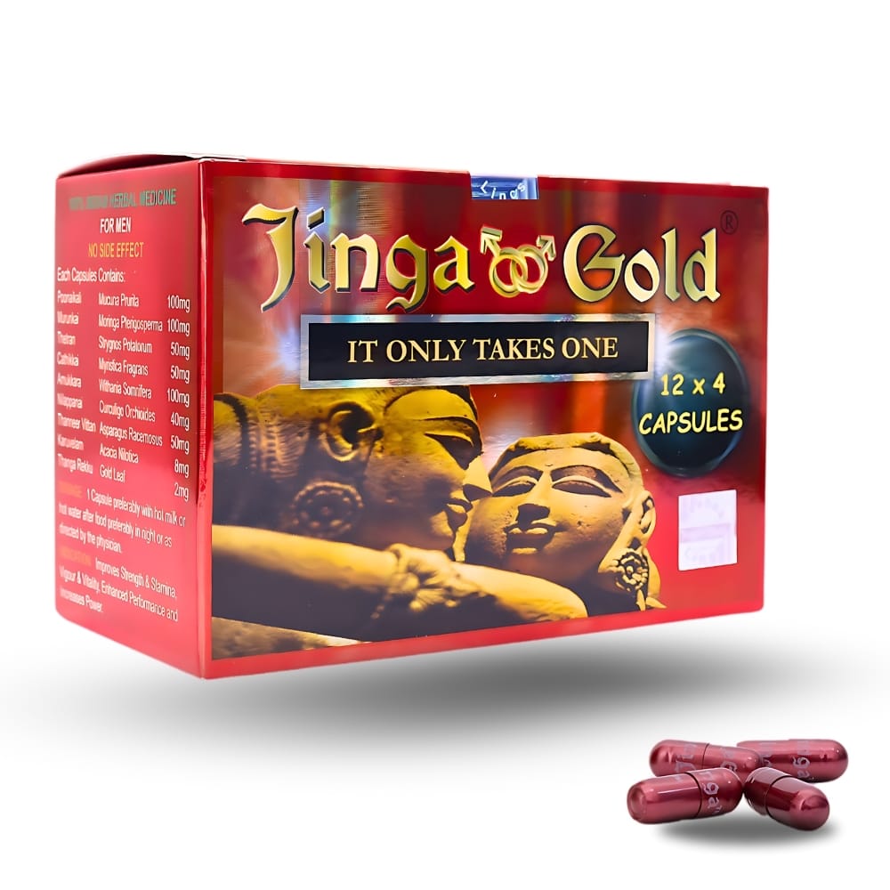 Jinga Gold 12x4 - ( Box of 1) 48 Capsules