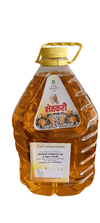 Cold Pressed Sunflower Oil 5 L