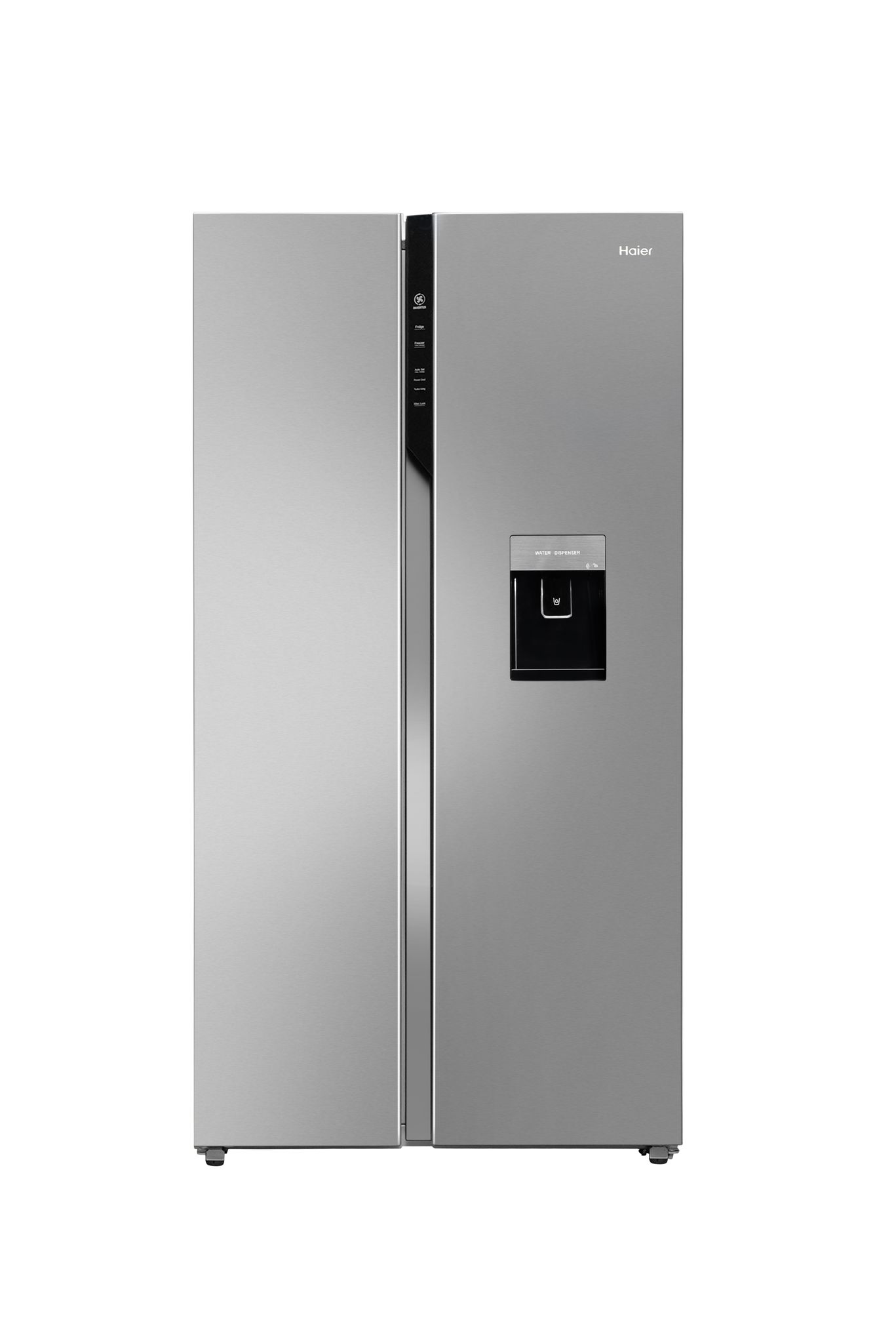 Haier 596 L, Frost Free, Double Door, 100% Convertible Fridge Space Expert Inverter, 2-Door Side by Side Refrigerator WiFi & Water Dispenser (HRS-682SWDU1, Shiny Steel, 2024 Model)