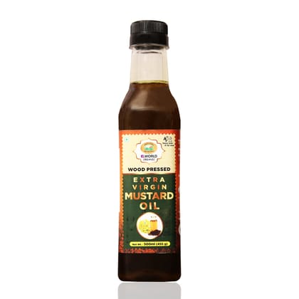 ELworld Agro & Organic Cold Pressed Virgin Mustard Oil 500 ml