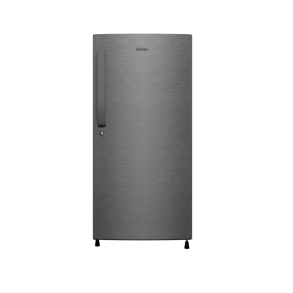 Haier 190L 3-Star Direct Cool Single Door Refrigerator (HED-203DS-P, Dazzle Steel, 2024 Model)