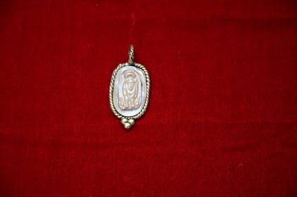 Pendent with Lord Hanuman crafted Pearl