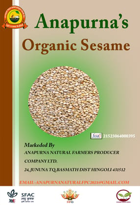 Organic Sesame (White, Natural)