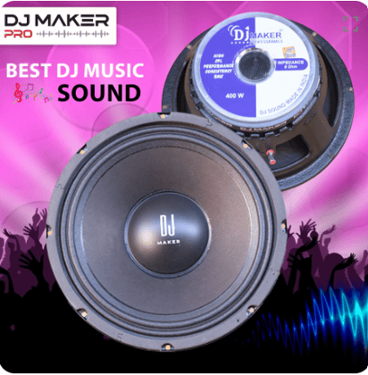 DJ Maker Pro 12 Inch 400 Watt E400 DJ Speaker