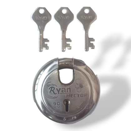 Ryan Hector 90 mm Disc Padlock | Shop Ryan Locks