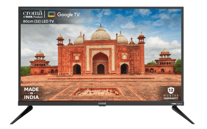 Croma 32 inch HD Ready Google TV with Dolby Audio