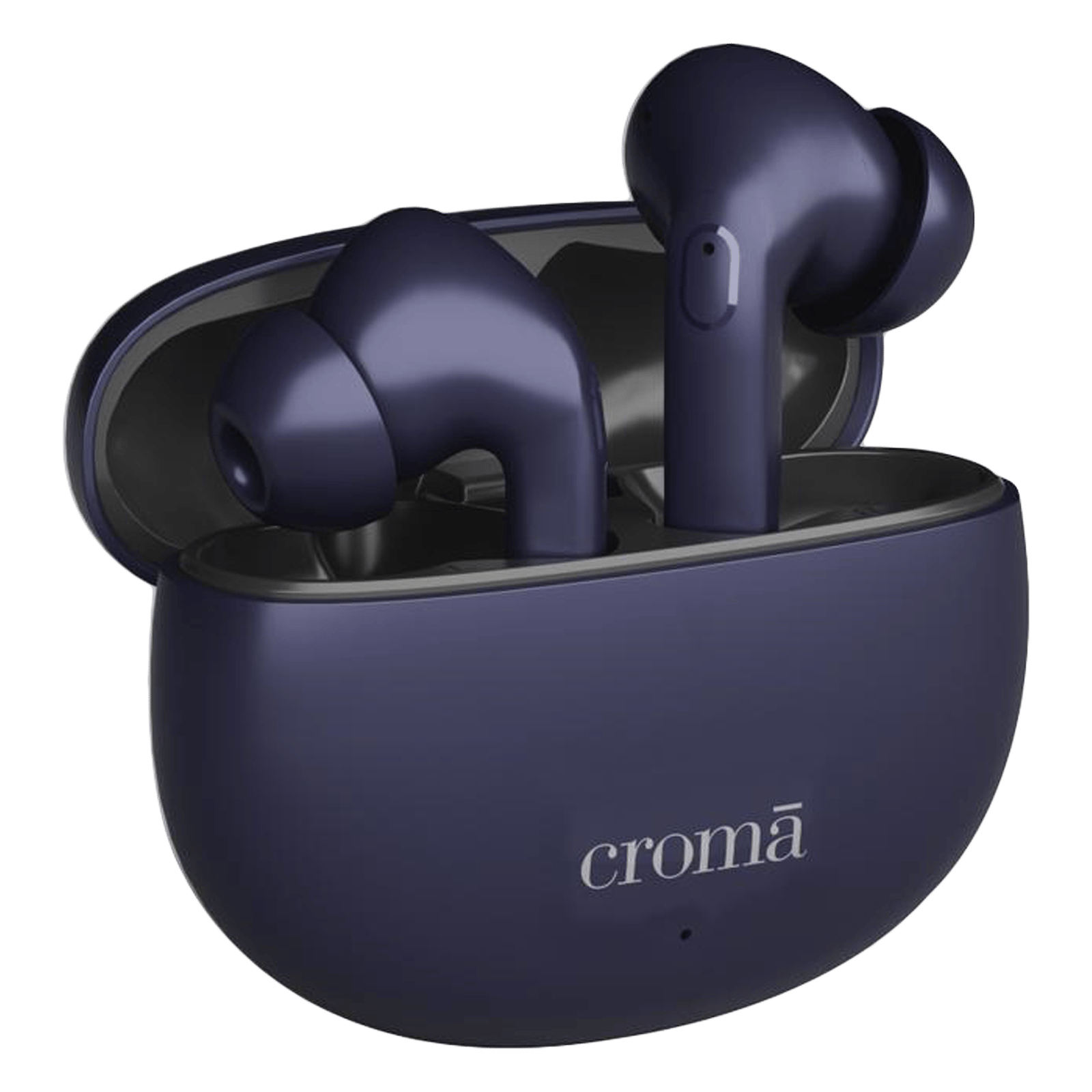 Croma TWS Earbuds with Environmental Noise Cancellation (IPX4 Water Resistant, 13mm Driver, Blue)