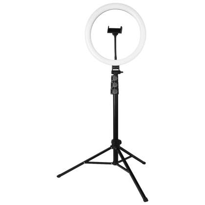 Croma Ring Light with Mobile Holder for Streaming and Photography (10 Brightness Levels)