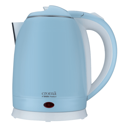 Croma 1500 Watt 1.8 Litre Electric Kettle with Overload Protection (Blue)