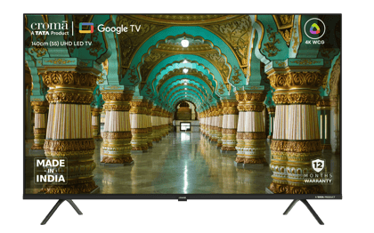 Croma 55 inch LED 4K Ultra HD Google TV with Dolby Vision