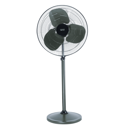 Croma 500mm 3 Blade Silent Operation Pedestal Fan (Adjustable Setting, Military Green)