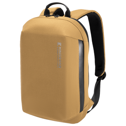 Kingsons Polyester Laptop Backpack for 15.6 Inch Laptop (13 L, Adjustable Shoulder Straps, Mustard