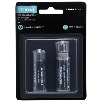 Croma AA Rechargeable Battery (Pack of 2)