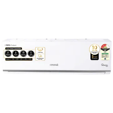 Croma 4 in 1 Convertible 1.5 Ton 3 Star Inverter Split AC with Dust Filter (2024 Model, Copper Condenser)