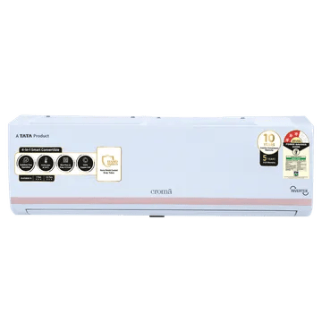 Croma 4 in 1 Convertible 1 Ton 3 Star Inverter Split AC with Dust Filter (2024 Model, Copper Condenser)