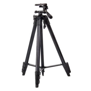 Croma 134cm Adjustable Tripod for Mobile and Camera (Axis Lock, Black)