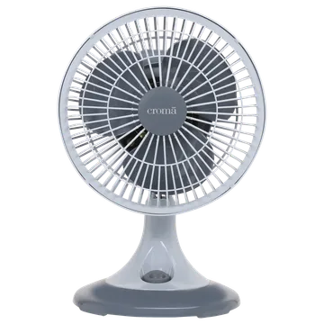 Croma 22.5cm Sweep 3 Blade Table Fan (Inverter Compatible, Grey)