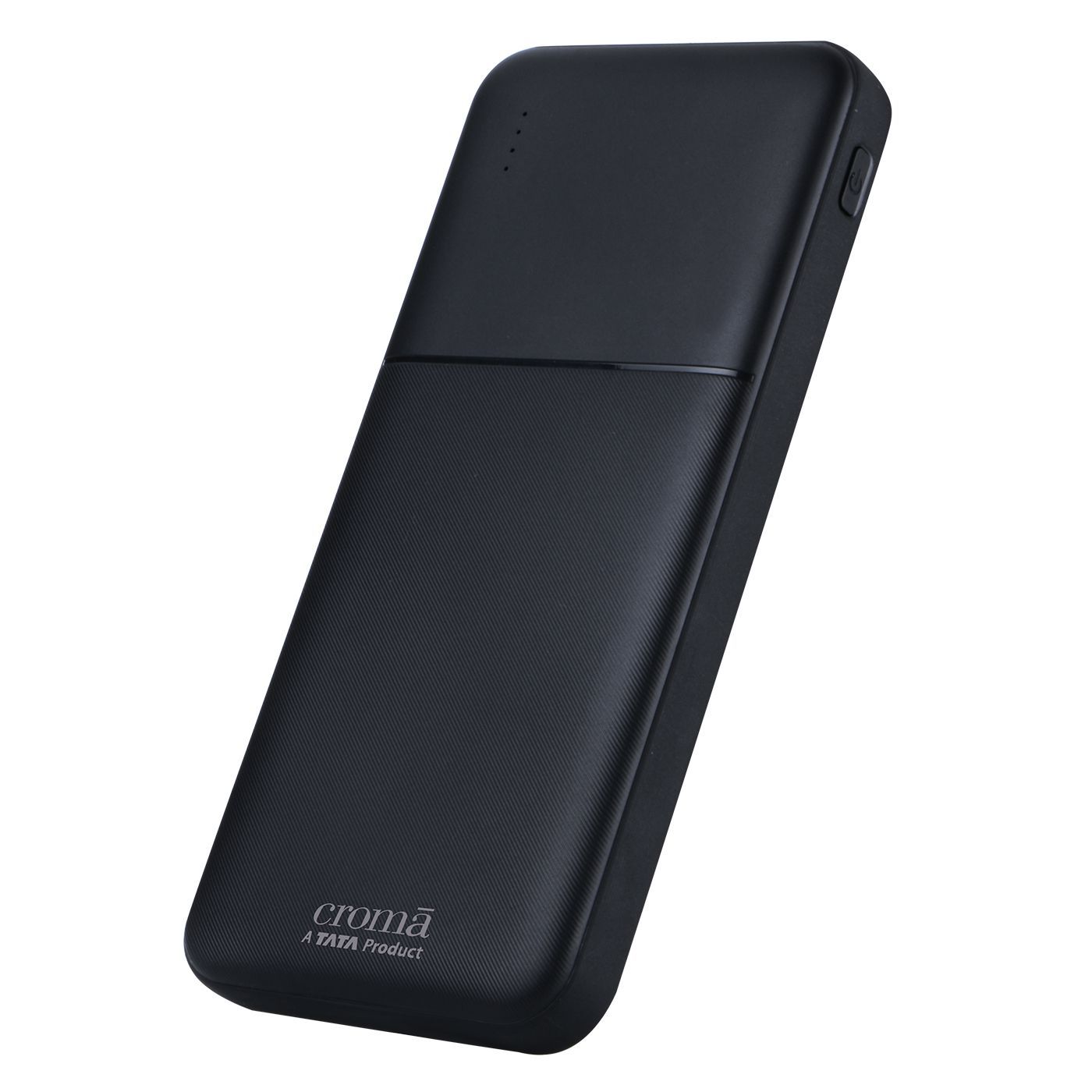 Croma 10000 mAh 22.5W Fast Charging Powerbank (2 Type A and 1 Type C Ports, Multi Layer Protection, Black)