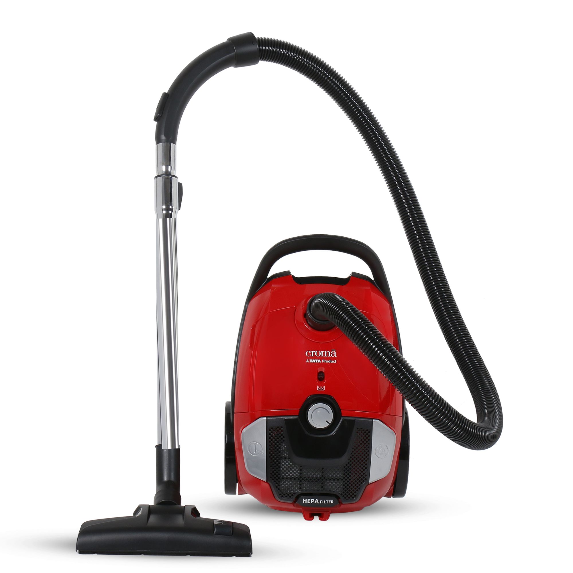 Croma 1600 Watts Dry Vacuum Cleaner (3.5 Litres Tank, Red)