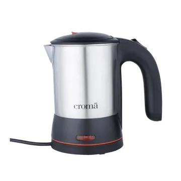 Croma 950 Watt 0.5 Litre Electric Kettle with Auto Shut Off (Black)