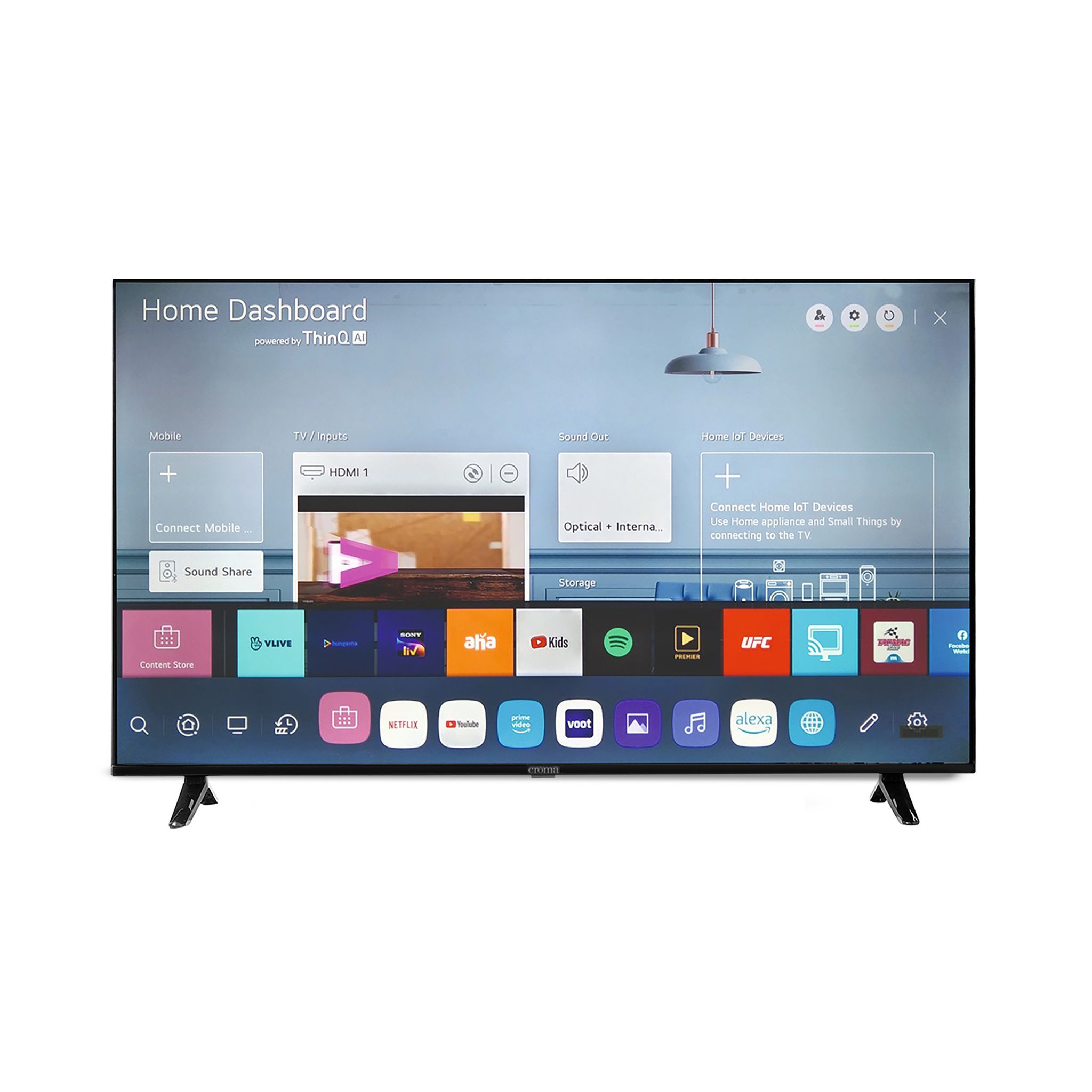 Croma (50 inch) 4K Ultra HD LED Smart WebOS TV