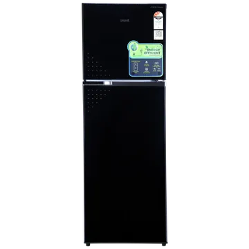 Croma 274 Litres 3 Star Frost Free Double Door Convertible Refrigerator with Inverter Technology (Black Uniglass)