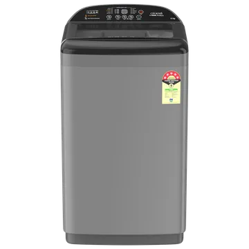 Croma 8 kg 5 Star Fully Automatic Top Load Washing Machine (Pulsator Wash Technology, Inox Grey)