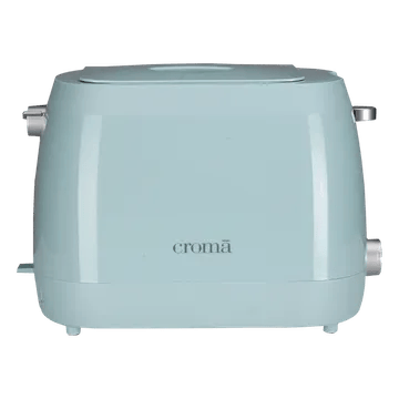 Croma 800W 2 Slice Pop-Up Toaster with Removable Crumb Tray (Green)