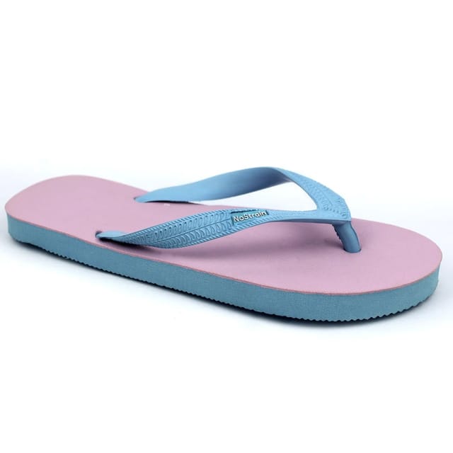 Twin Color Pink Sky Blue Natural Rubber Flip Flops slippers Men