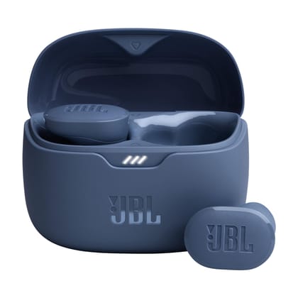 JBL Tune Buds in Ear Wireless TWS Earbuds with Mic, ANC Earbuds, Customized Extra Bass with Headphones App, 48 Hrs Battery, Quick Charge, 4-Mics, IP54, Ambient Aware & Talk-Thru, Bluetooth 5.3 (Blue)