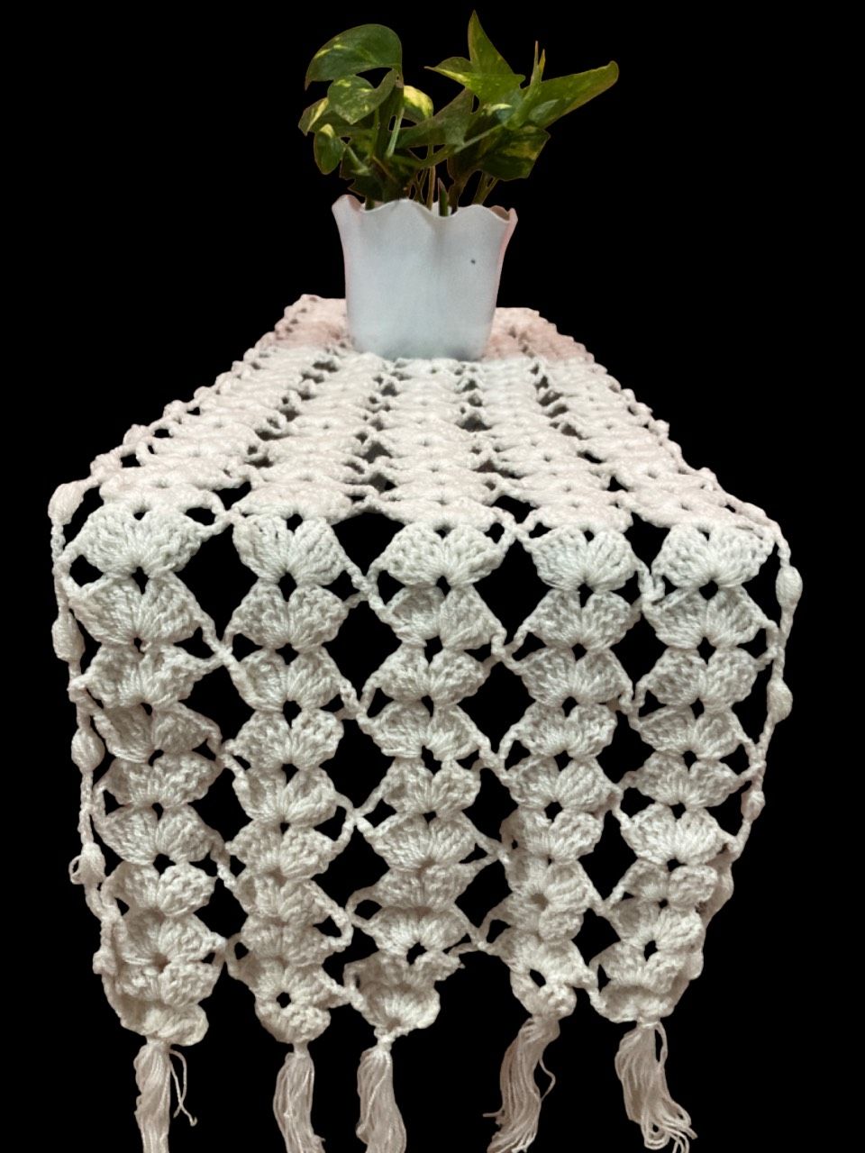 Handcrafted Knitted Table Runner