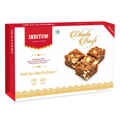 Indiyum Sweet Mithai Dhoda Barfi 200g