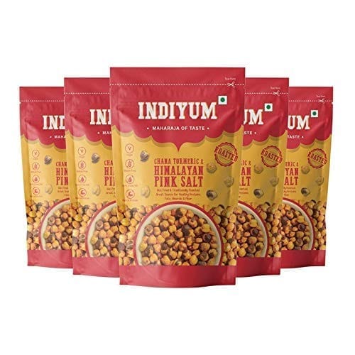 Indiyum Channa Turmeric Himalyan Pink Salt 120g Pack of 5