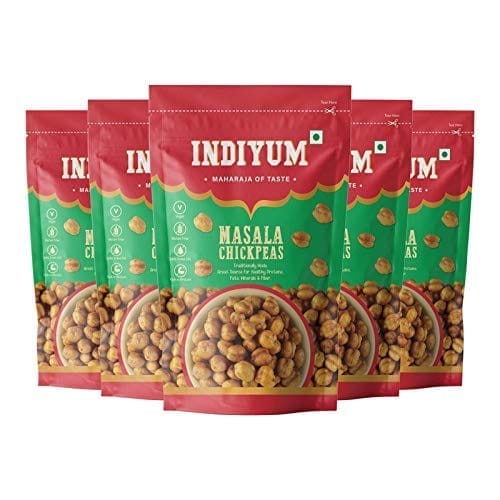 Indiyum Channa Masala chickpeas 120g Pack of 5