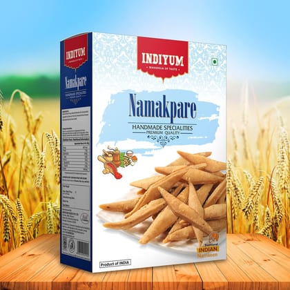 Indiyum Maida Namkeen Snack Namak Para 300g Pack Of 3