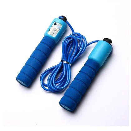 Electronic Counting Skipping Rope (9-feet) (Multi colour)