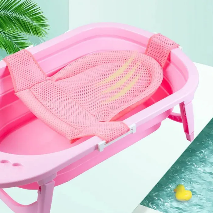 New born Bath Seat Infant Baby Bath Tub Seat Children Shower Toddler Babies Kid Anti Slip Security Safety Chair Baby Bathtub Seat (Tub not include)