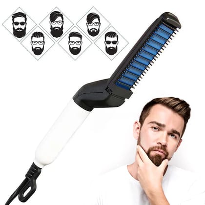 Men's Beard And Hair Curling Straightener (Modelling Comb)