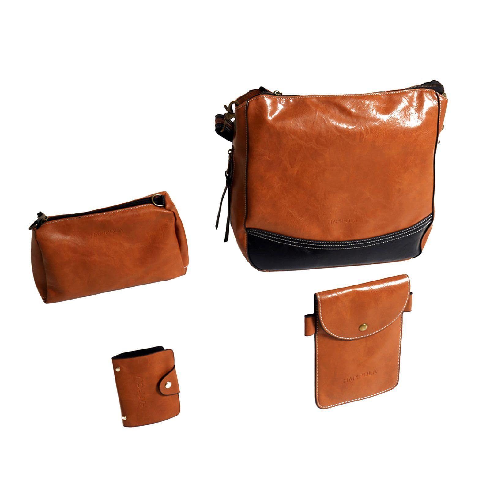 HAPIPOLA Crossbody Chic Everyday Office Vegan Leather Bags Unisex Tote, Messeger, Sling, Phone Pouch, Wallet.