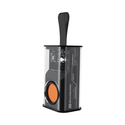 HAPIPOLA ADVENTURE BLUETOOTH SPEAKER Immersive Audio | Good Bass | Light Weight 6 hours Playback | Playback Controls 800mAh Battery | 5.2 Bluetooth | RGB light | Sound | Upto 10m Range