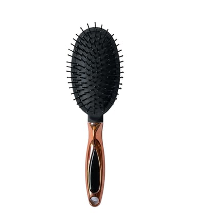 Metal paddle cushioned hairbrush for men and women for hair styling /detangling and hair growth