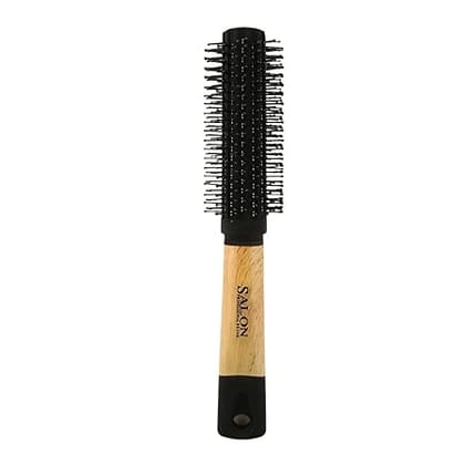 Round Salon Black Hairbrush for grooming and daily styling