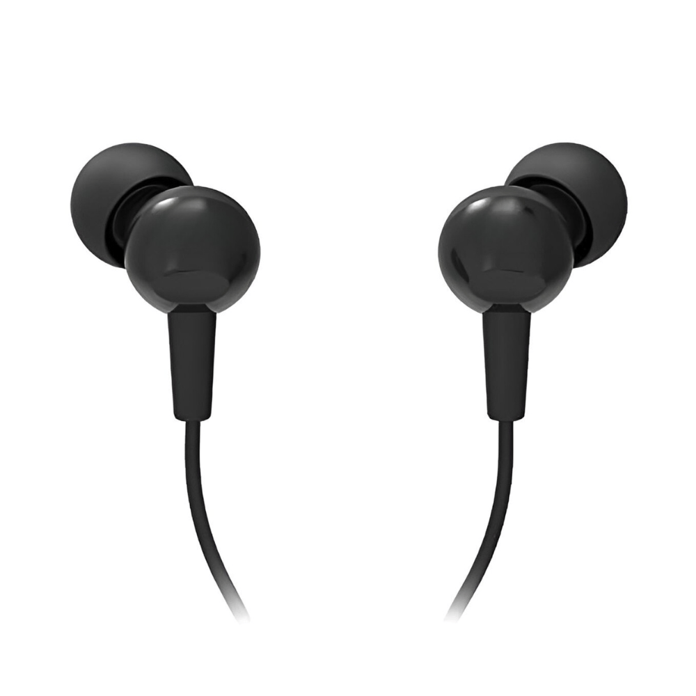 Wired Earphones with Mic, Pure Bass Sound (Black)