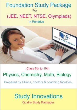 IIT JEE & NEET Foundation Study Material class 6 to 10 Mathematics & Science in Pendrive