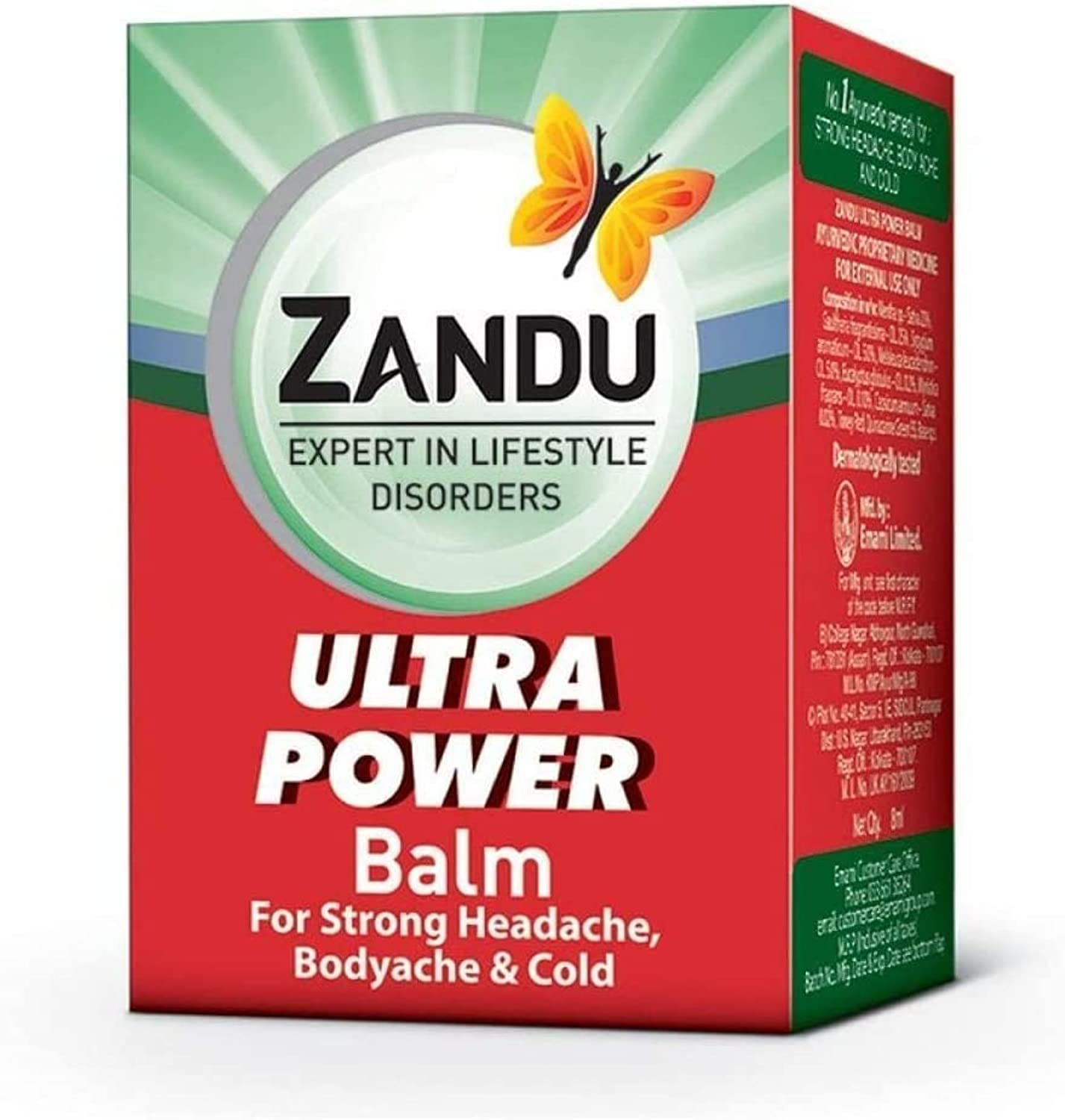 Zandu Balm Ultra Power - 8 ml