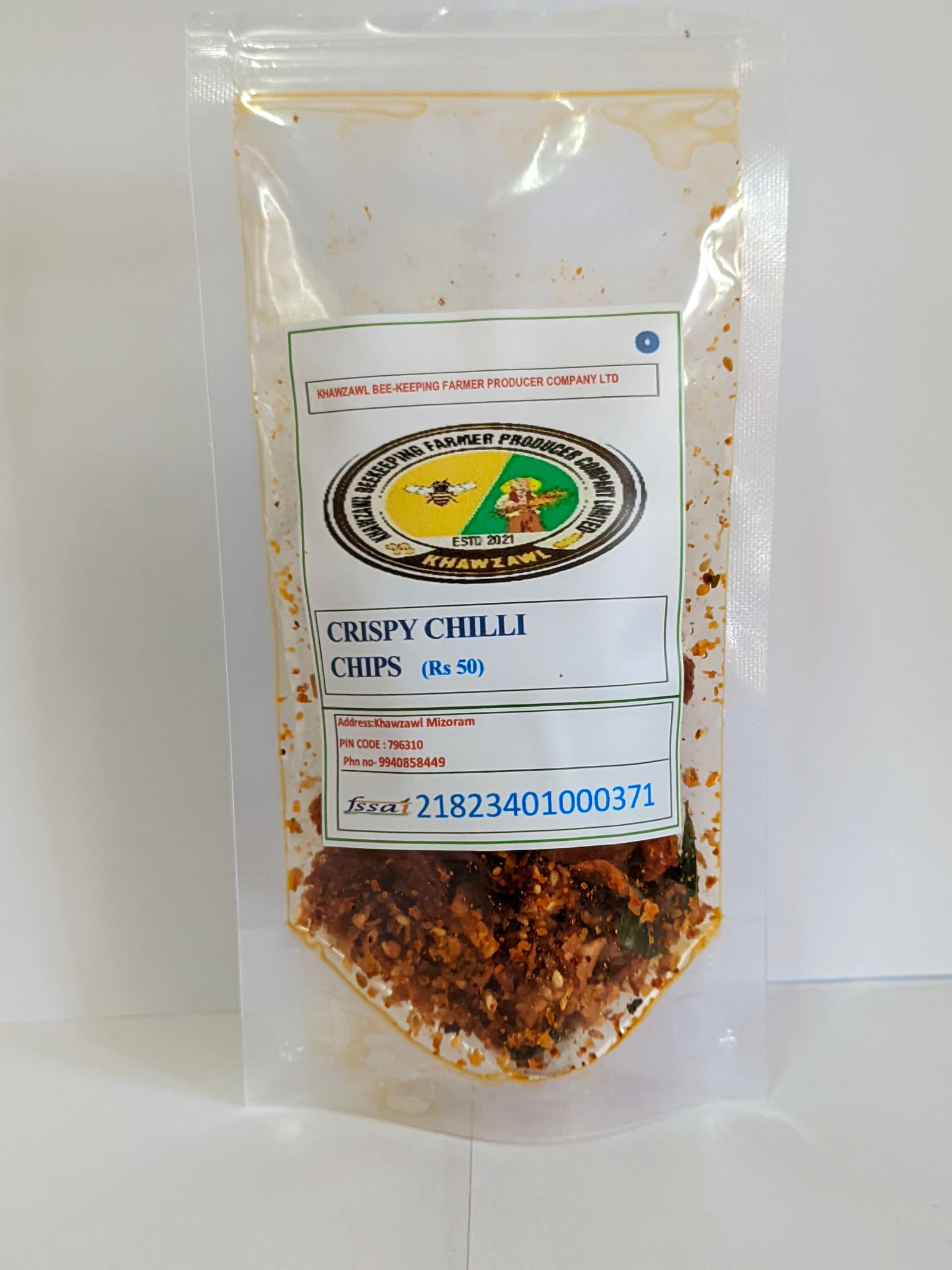 Crispy chilli chips